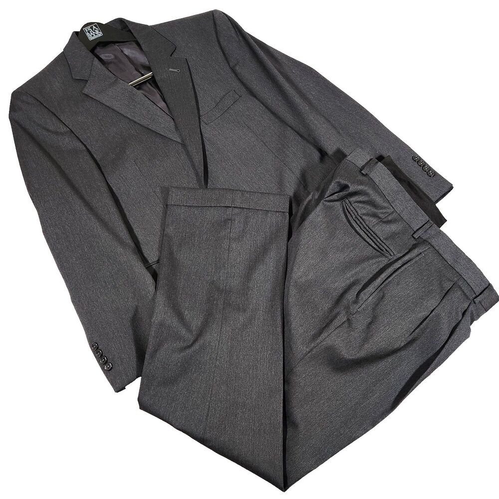 Jos. A. Bank Men's Classic Mitchell Traditional Suit Black Size: 43R
